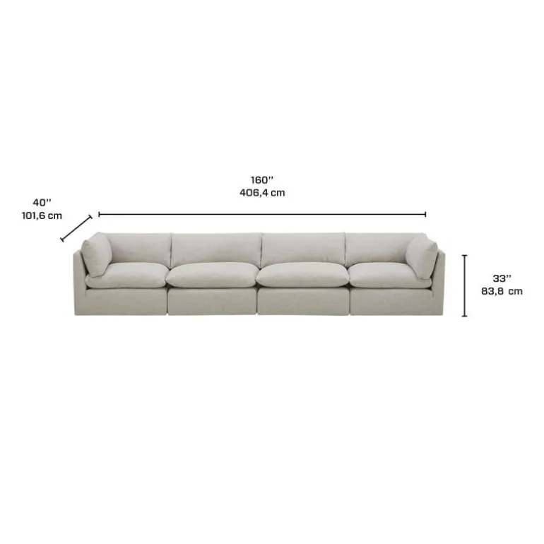 Modular Sofa - 4 pcs