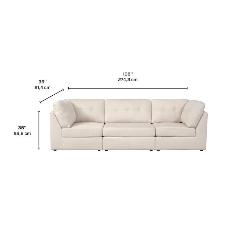 Modular Sofa - 3 pcs