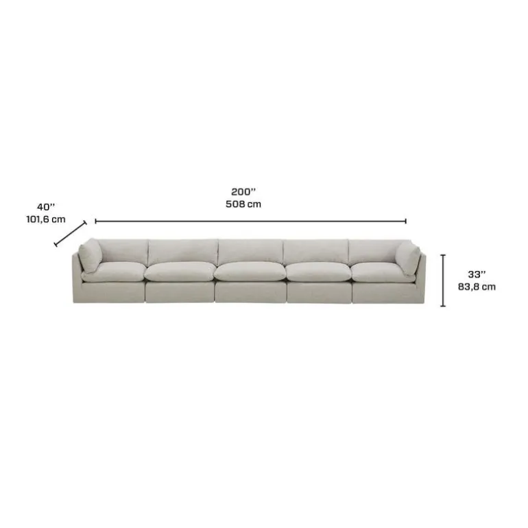 Modular Sofa - 5 pcs