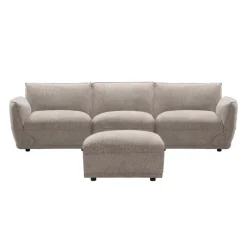 Modular Sofa with Ottoman - 4 pcs