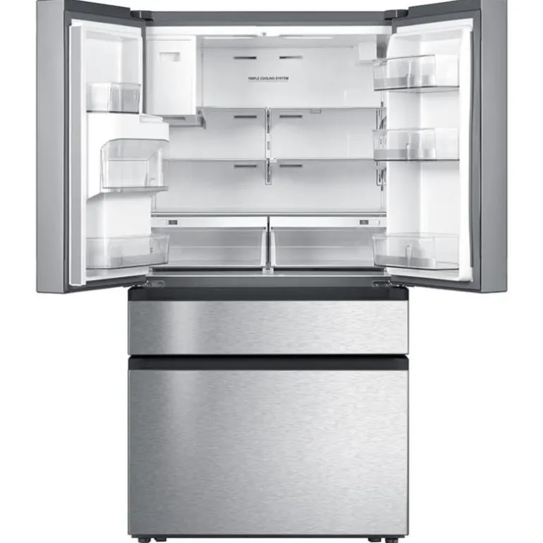 MOFFAT 22 Cu Ft 36 In Refrigerator Stainless Steel Bottom Freezer, French door - MYE22HYPKFS