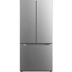 MOFFAT 18 Cu Ft 30 In Refrigerator Bottom Freezer, French door - MNE18DYTNFS