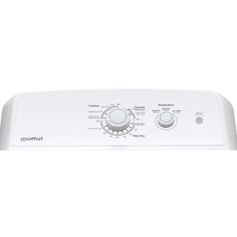MOFFAT Dryer Front-Load White 27" - MTX22EBMRWW