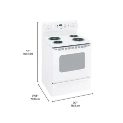 Moffat Range White 30" Electric Coil elements - MCB757DMWW