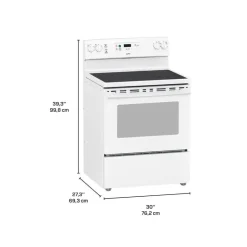 MOFFAT Range White 30" Electric Glass-Ceramic - MCBS585DNWW