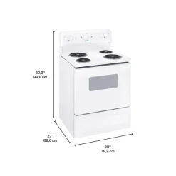 MOFFAT Range White 30" Electric Coil elements - MCBS523DNWW
