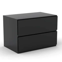 Nightstand, 1-Drawer, Black - Nexera