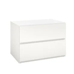 Nightstand, 1-Drawer, White - Nexera