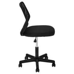 Office chair - black juvenile / black base on castors - Monarch