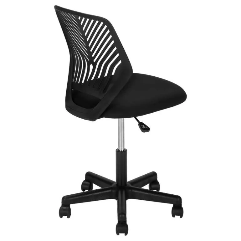 Office chair - black juvenile / black base on castors - Monarch