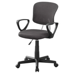 Office chair - grey mesh juvenile / multi position - Monarch