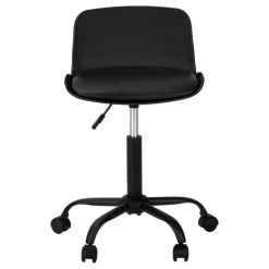 Office chair - juvenile low back - adjustable height   black - Monarch