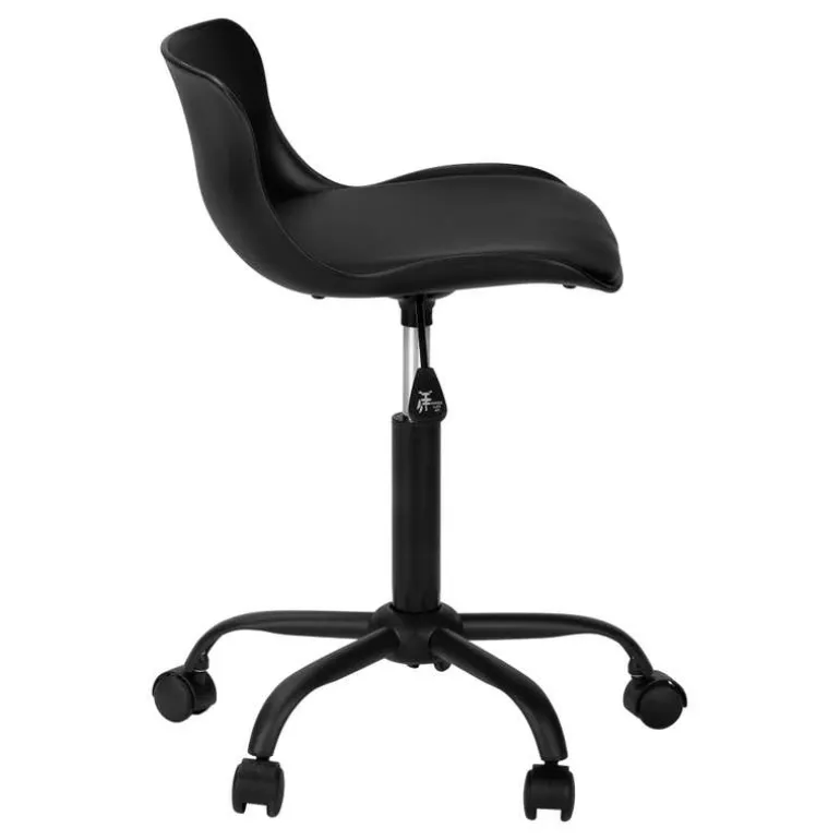 Office chair - juvenile low back - adjustable height black - Monarch