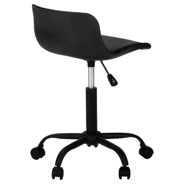 Office chair - juvenile low back - adjustable height black - Monarch