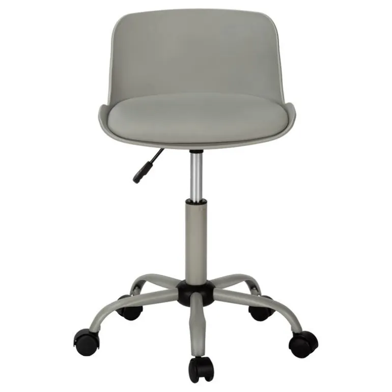 Office chair - juvenile low back - adjustable height - grey - Monarch
