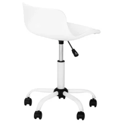Office chair - juvenile low back - adjustable height   white - Monarch