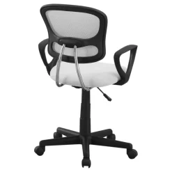 Office chair - white mesh juvenile / multi-position - Monarch