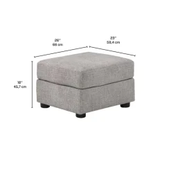 Ottoman 23 x 26 x 18