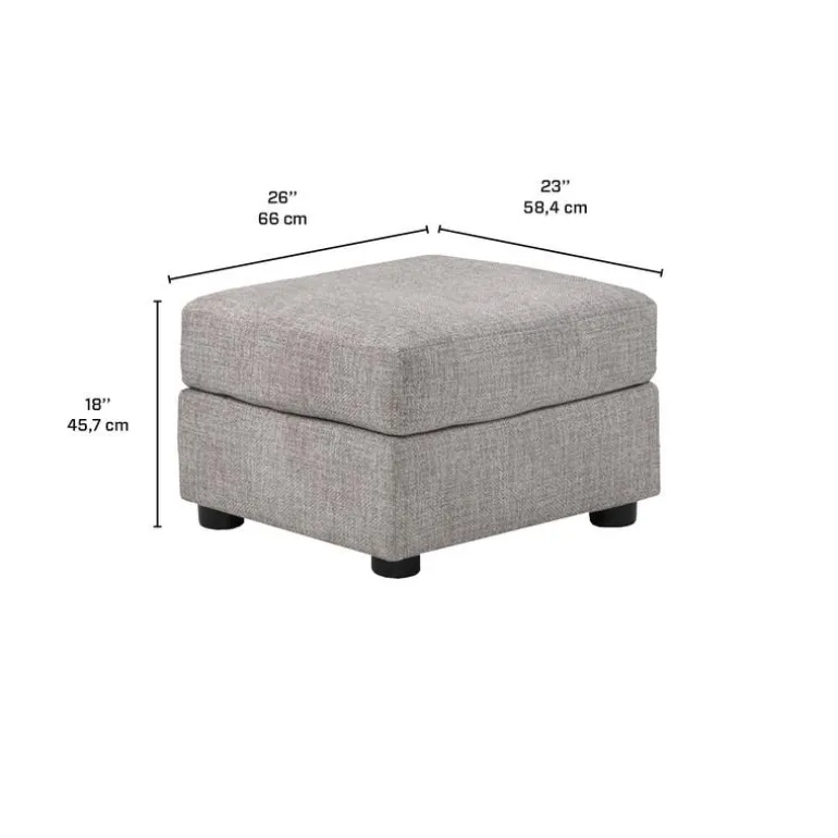 Ottoman 23 x 26 x 18