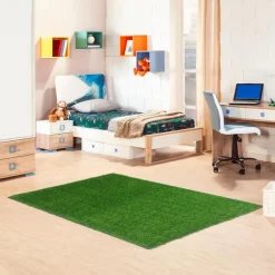 Outdoor Faux Green Grass Rug - 5 x 7