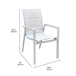 Outdoor Polywood and Aluminum Table with 6 Chairs