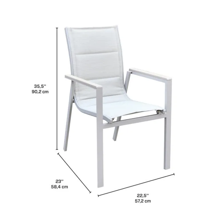 Outdoor Polywood and Aluminum Table with 4 Chairs