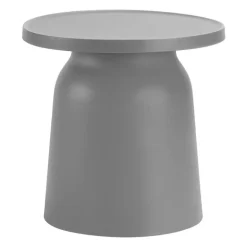 Outdoor Resin Accent Table - Grey