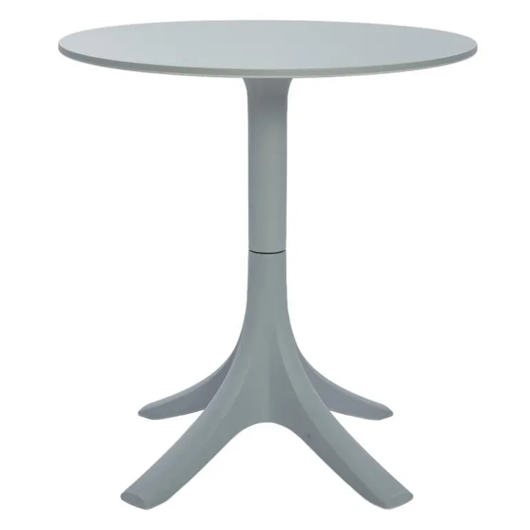 Outdoor Resin Round Table - Grey