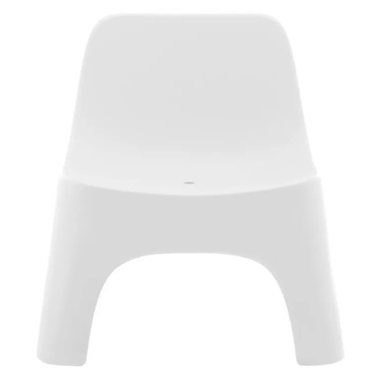 Outdoor Resin Stackable Seat - White