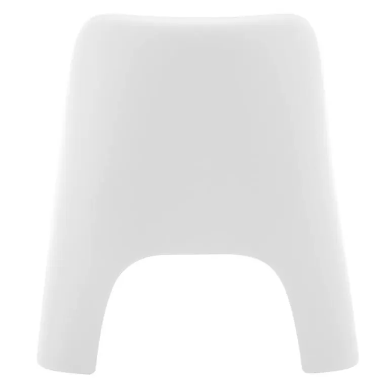 Outdoor Resin Stackable Seat - White