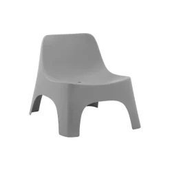 Outdoor Resin Stackable Seat - Grey