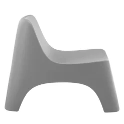 Outdoor Resin Stackable Seat - Grey