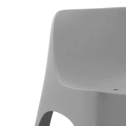 Outdoor Resin Stackable Seat - Grey