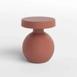 Outdoor Rounded-Base Side Table