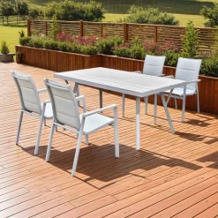 Outdoor Textilene and Aluminum Chair