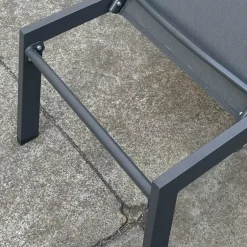 Outdoor Textilene Lounge Chair - Grey
