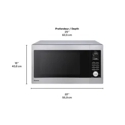 PANASONIC 4 in 1 Microwave Stainless 22" NNCD66NSC