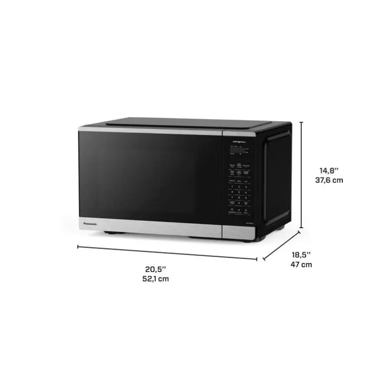 PANASONIC Microwave Black Stainless 900 19" NNSB42QSC