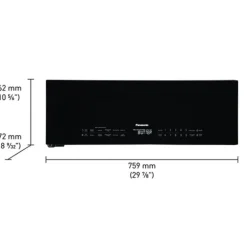 PANASONIC Over-The-Range Microwave, Black, 400 - NNSG65NB