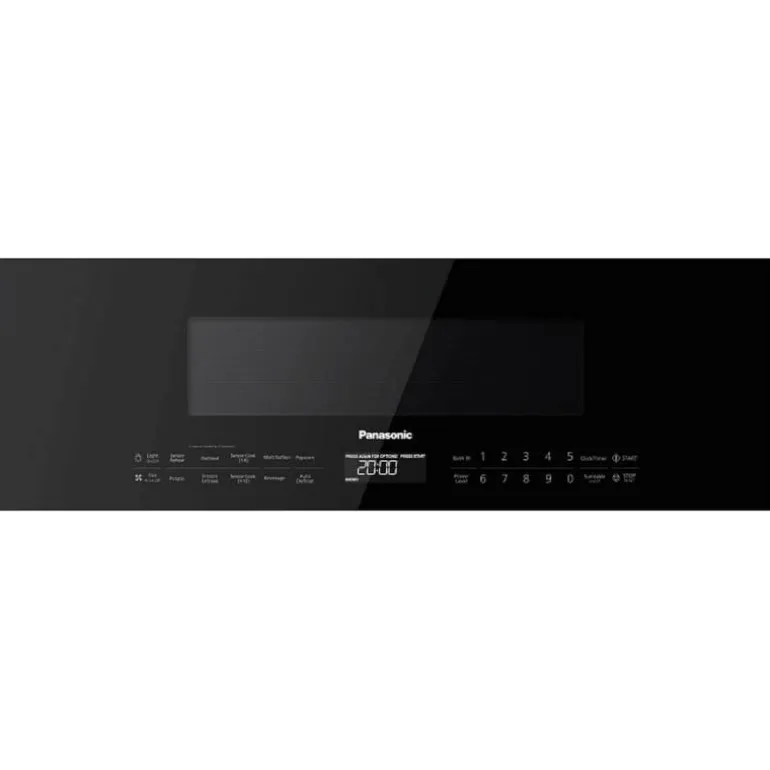 PANASONIC Over-The-Range Microwave, Black, 400 - NNSG65NB