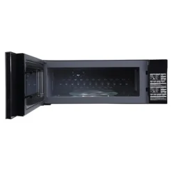 PANASONIC Over-The-Range Microwave, Black, 400 - NNSG65NB