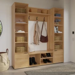 3-Piece Entryway Furniture Set – Natural