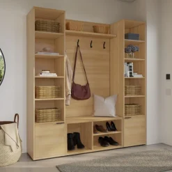 4-Piece Entryway Furniture Set – Natural