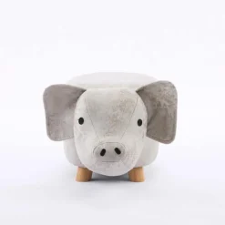 Piglet-Shaped Kids Pouf – 13.4