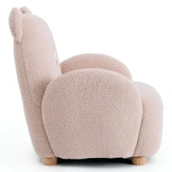 Pink Bear-Shaped Kids Armchair – 22.4