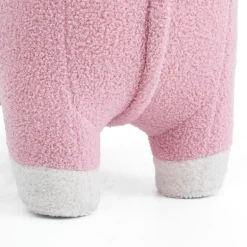 Pink Giraffe-Shaped Kids Pouf – 29.5