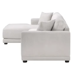 Plushy Sectional with Left-Side Chaise