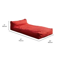 Pool Floating Bean Bag - Red