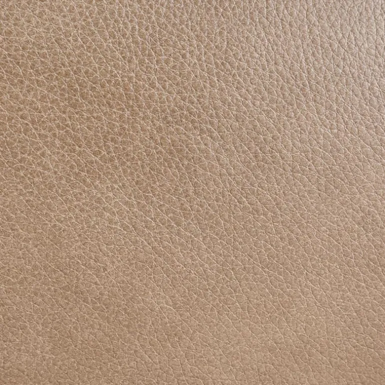 Power Leather Recliner with Adjustable Headrest - Taupe