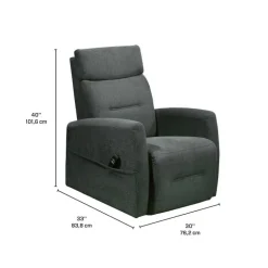 Power Lift Recliner - Grey